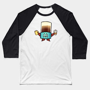 Coffee Tank Guy Baseball T-Shirt